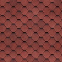 Гибкая Черепица SHINGLAS Самба рубин