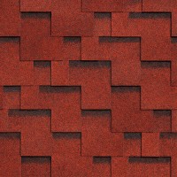 Гибкая Черепица SHINGLAS Фокстрот рябина