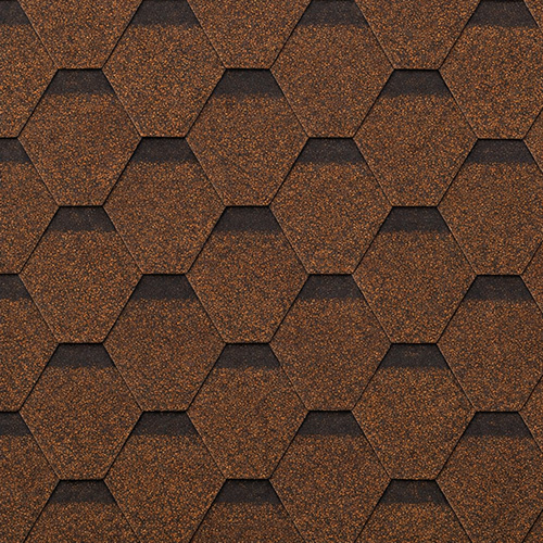 Гибкая Черепица SHINGLAS Кадриль дуб