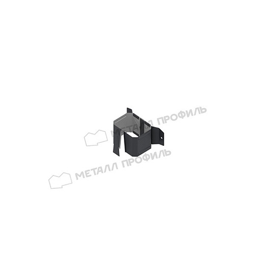 Держатель трубы 76x102 (на дерево) МЕТАЛЛ ПРОФИЛЬ БЮДЖЕТ RAL 7024